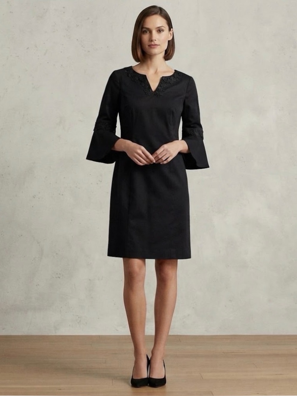 NWT Talbots size 16 navy blue dress